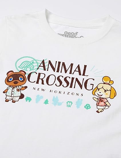 US古着あつまれどうぶつの森キャラクターTシャツ NINTENDOたぬきち Amazon | [ドウブツノモリ] Tシャツ 半袖 メンズ たぬきち